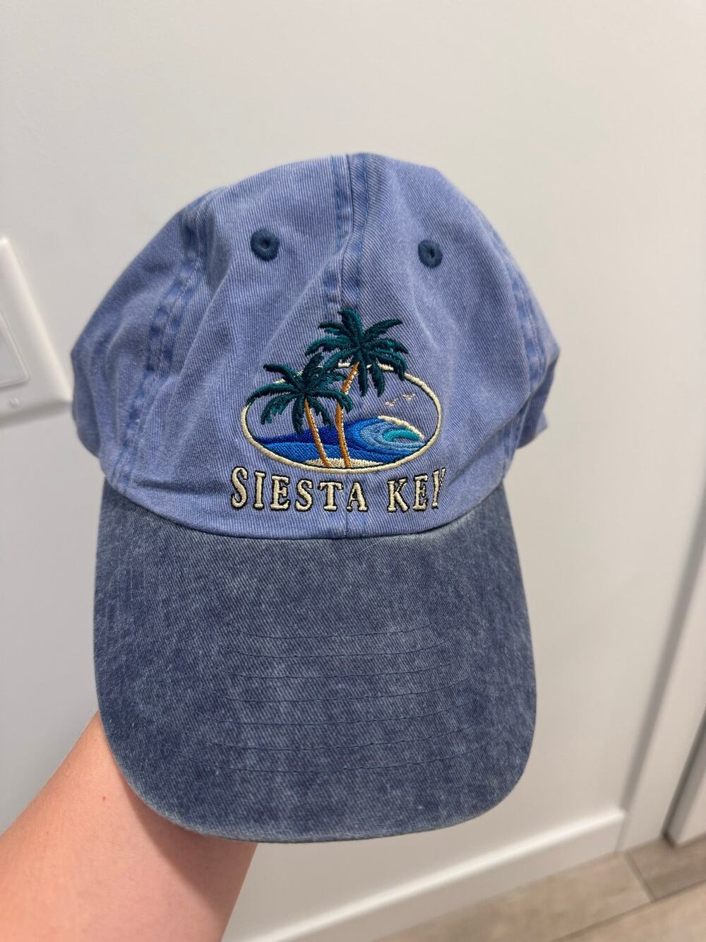 Siesta Key retro embroidered Y2k hat
